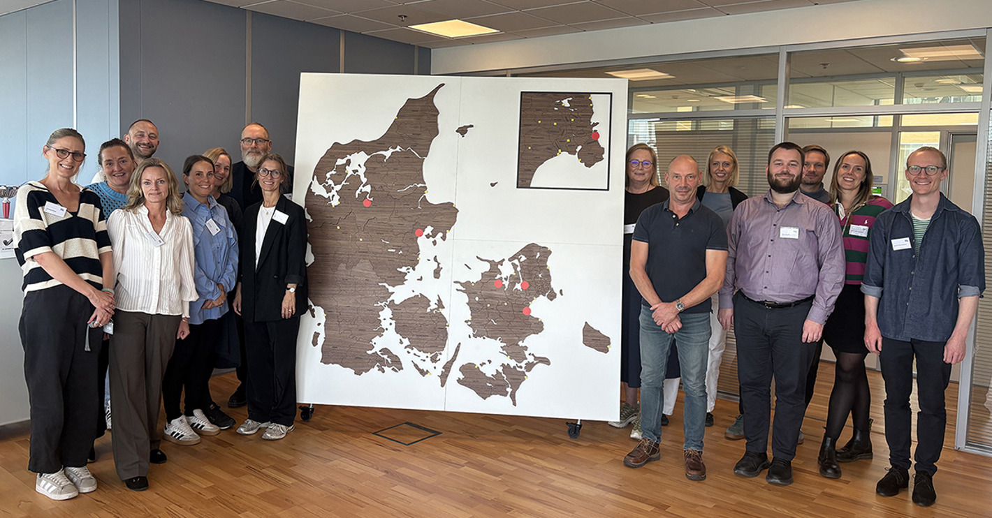 Foto af skaleringsledere og KL-projektledere i skaleringssamarbejde om digital træning og skærmbesøg